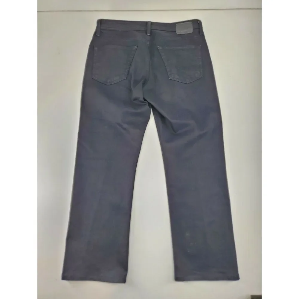 Adriano Goldschmied AG Jeans Protege Size 33 Straight Leg Black (Measures 35x29)
